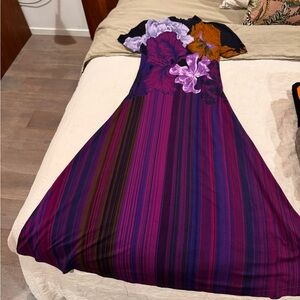 Vibrant Floral Maxi Dress